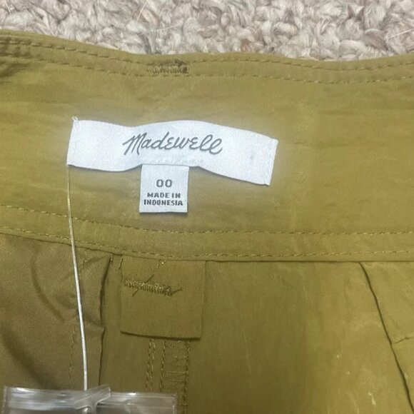 MADEWELL HARLOW WIDE LEG CARGO TROUSER PANTS SPICED OLIVE GREEN NEW 00 - Picture 7 of 10